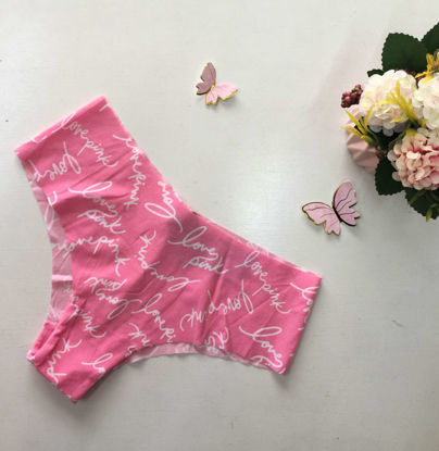 Imagen de PINK Panty No-Show Cheekster Estampado